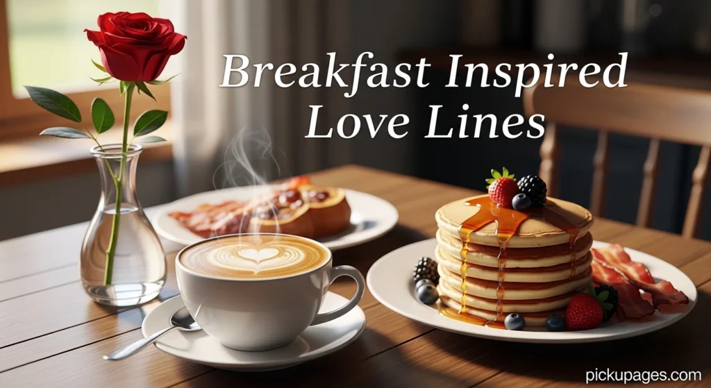 Breakfast Inspired Love Lines