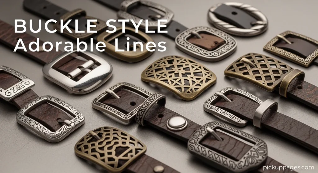 Buckle Style Adorable Lines
