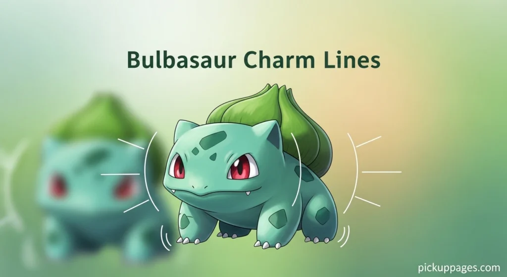 Bulbasaur Charm Lines