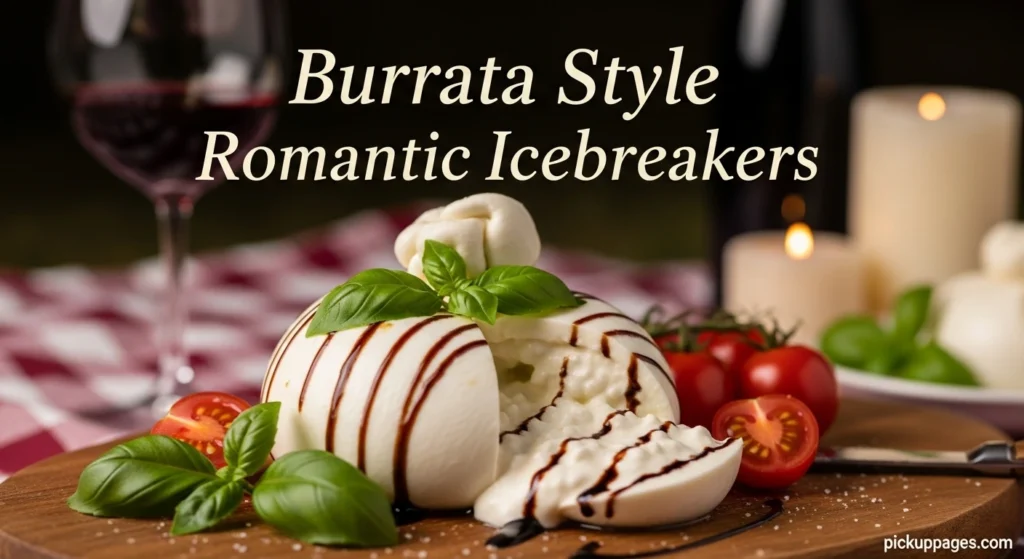 Burrata Style Romantic Icebreakers