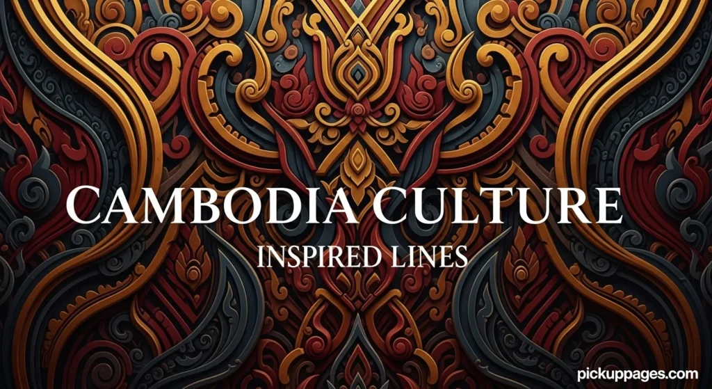 Cambodia Culture Inspired Lines