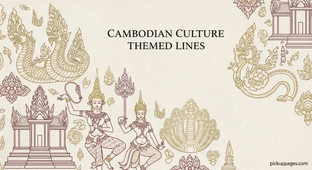 Cambodian Culture Themed Lines