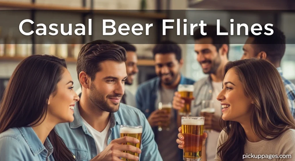 Casual Beer Flirt Lines