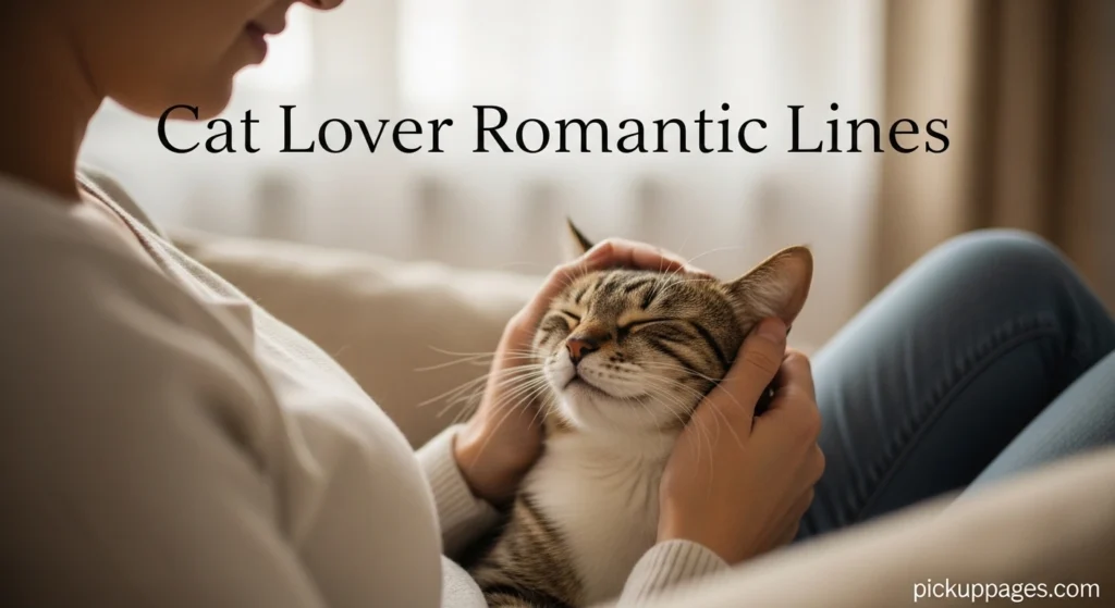 Cat Lover Romantic Lines