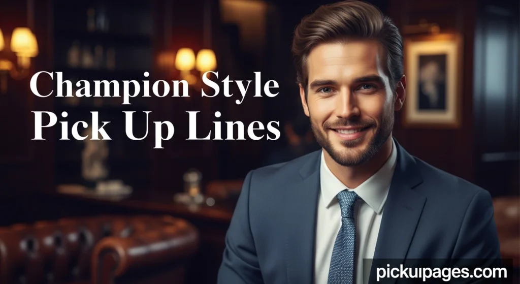 Champion Style Pick Up Lines