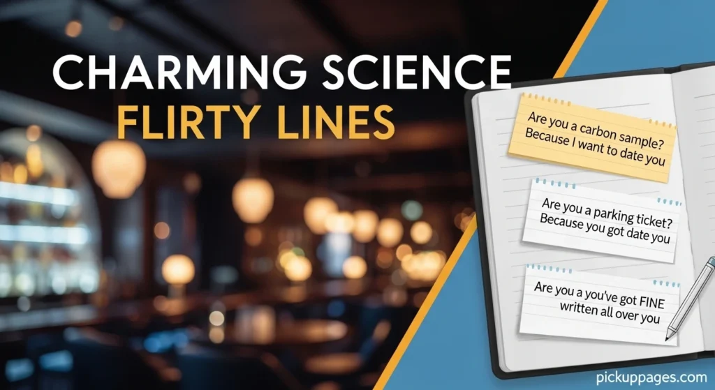 Charming Science Flirty Lines
