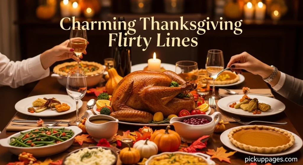 Charming Thanksgiving Flirty Lines