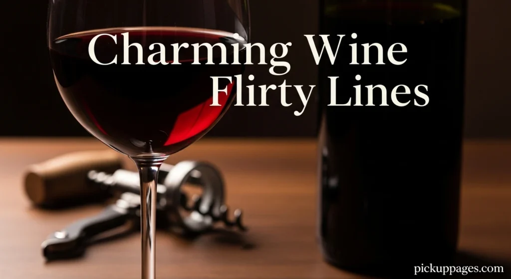 Charming Wine Flirty Lines