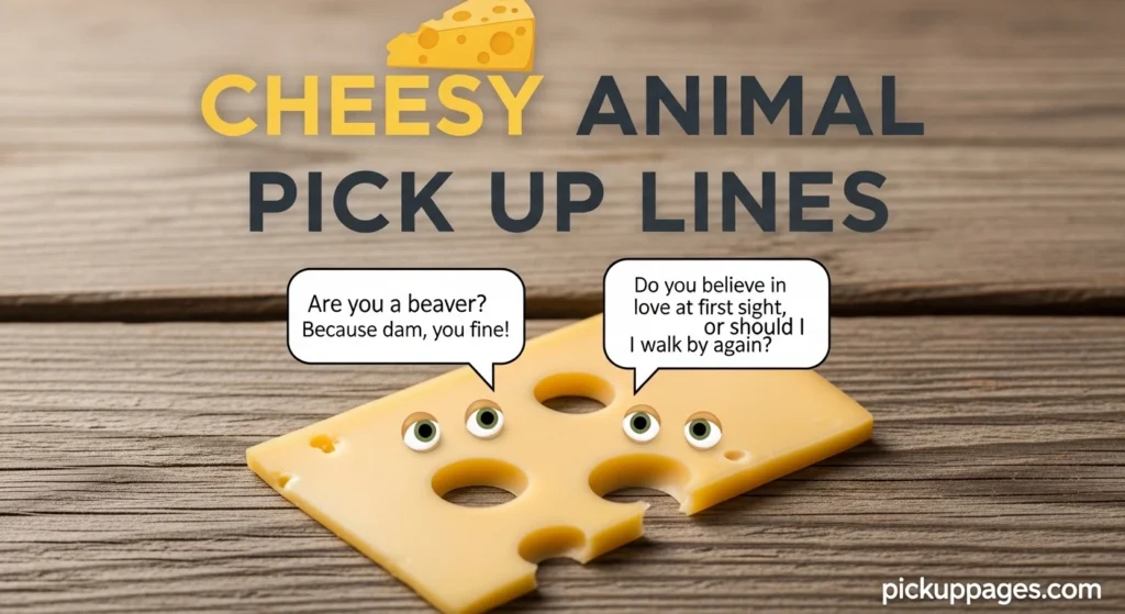 Cheesy Animal Pick Up Lines