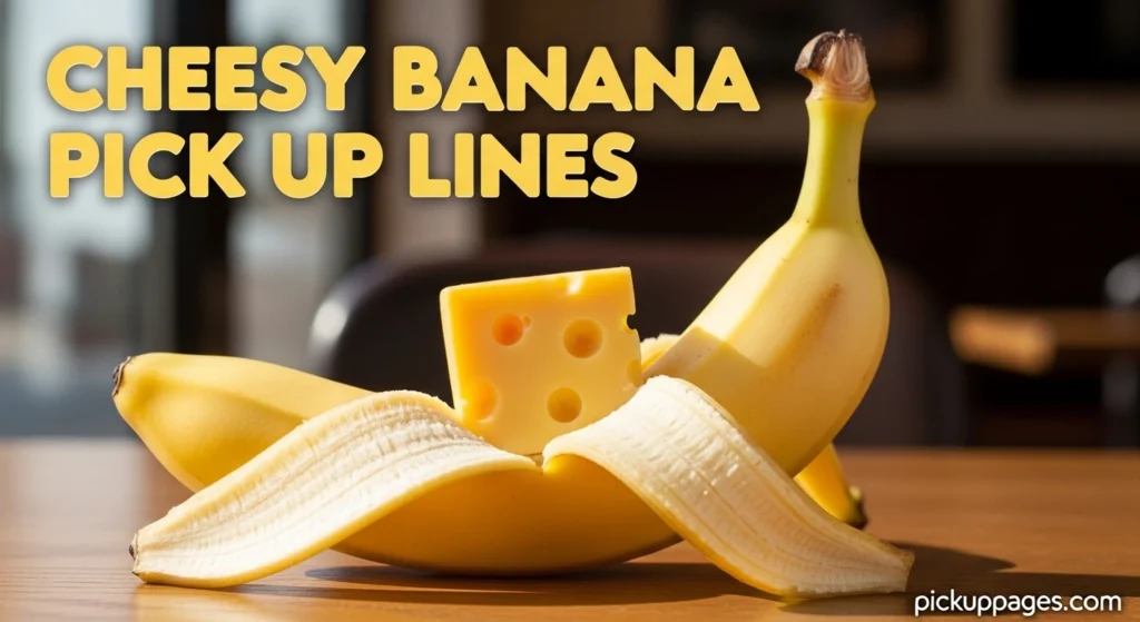 Cheesy Banana Pick Up Lines