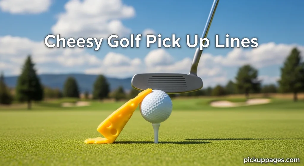 Cheesy Golf Pick Up Lines