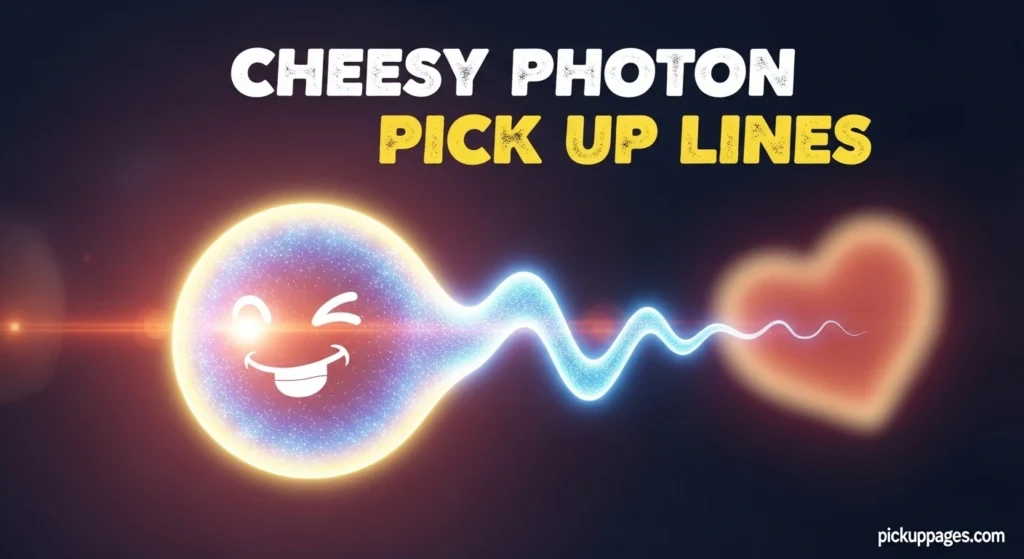 Cheesy Photon Pick Up Lines