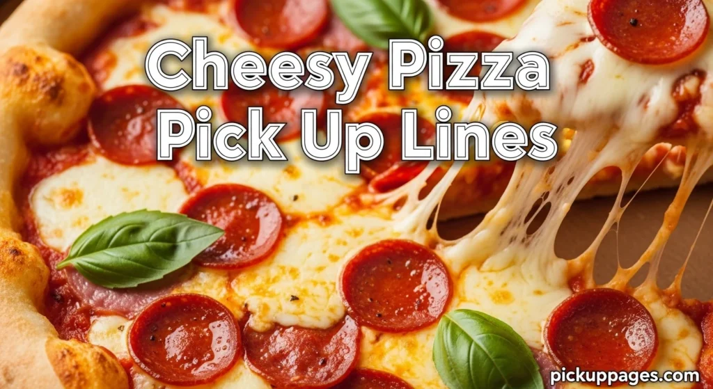 Cheesy Pizza Pick Up Lines