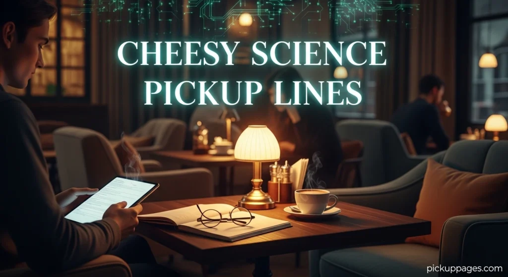Cheesy Science Pickup Lines