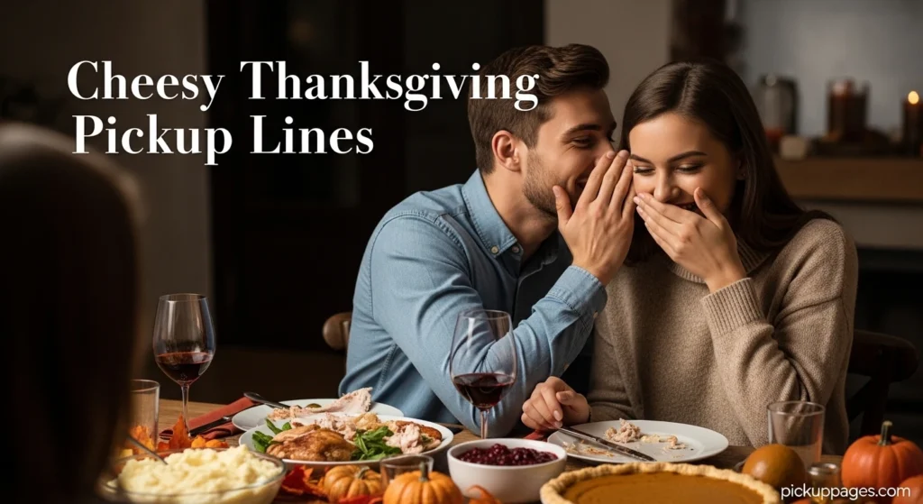 Cheesy Thanksgiving Pickup Lines