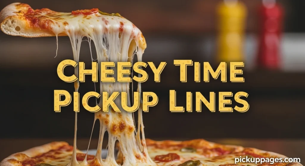 Cheesy Time Pickup Lines