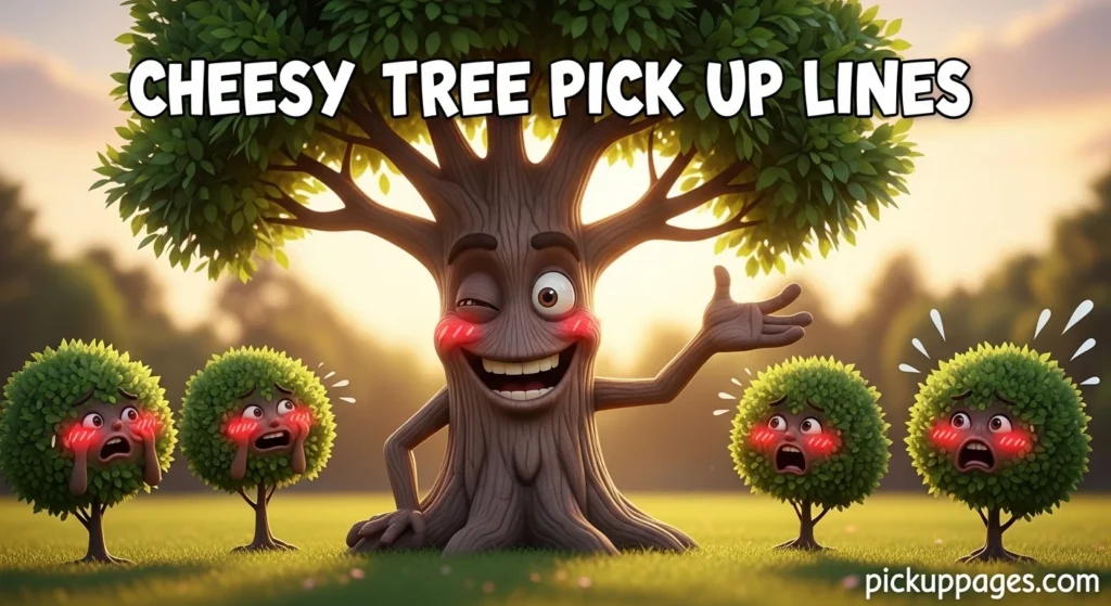 Cheesy Tree Pick Up Lines