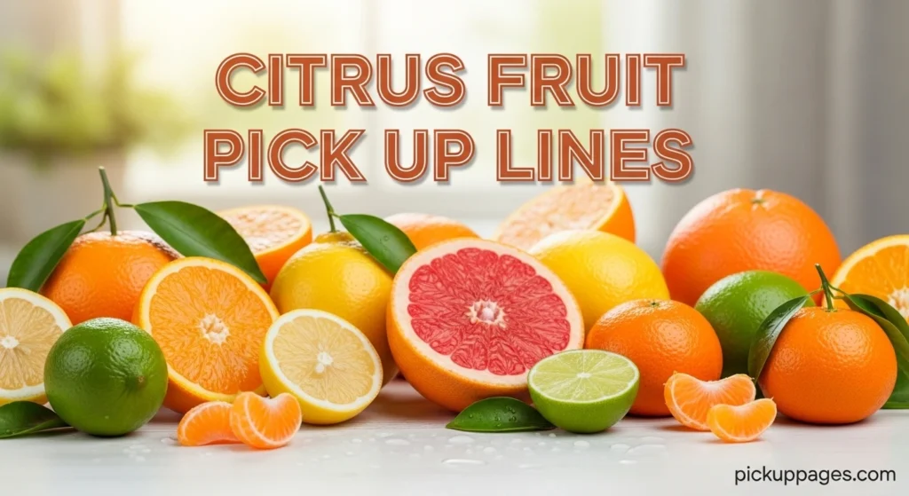 Citrus Fruit Pick Up Lines