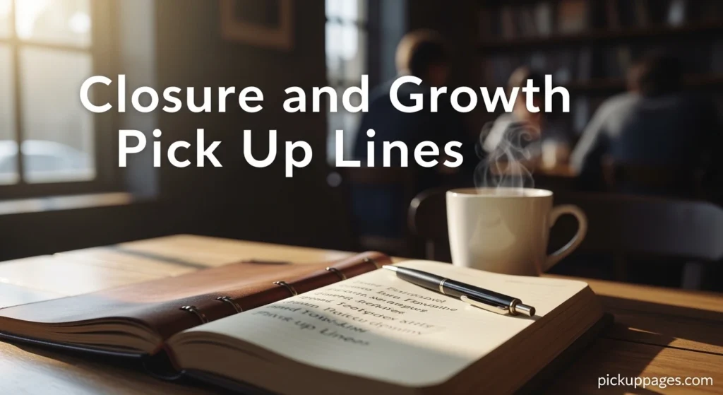 Closure and Growth Pick Up Lines