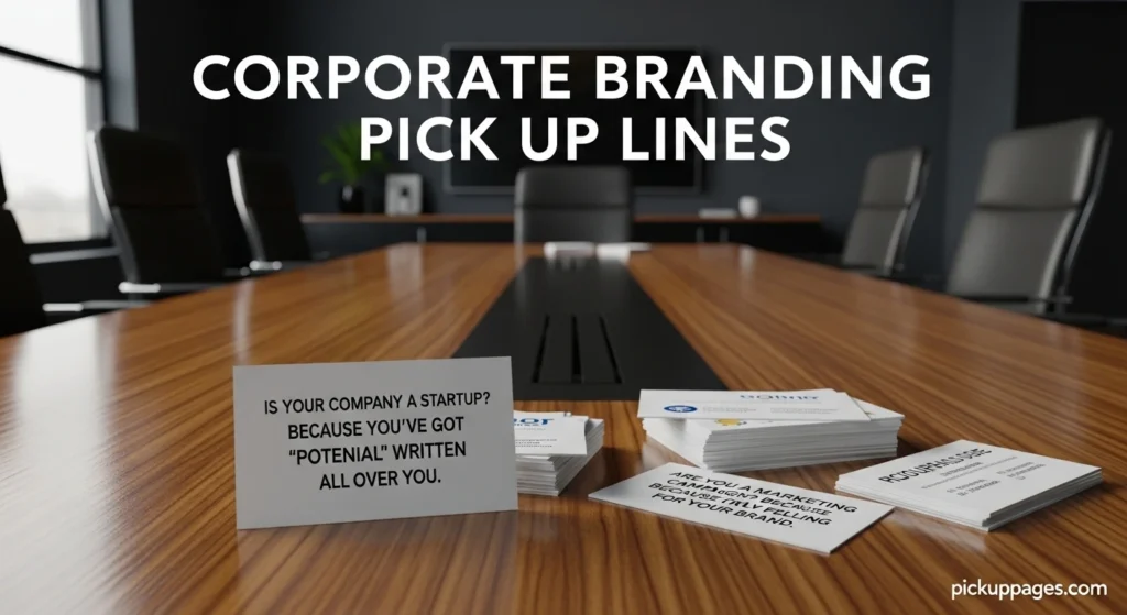 Corporate Branding Pick Up Lines