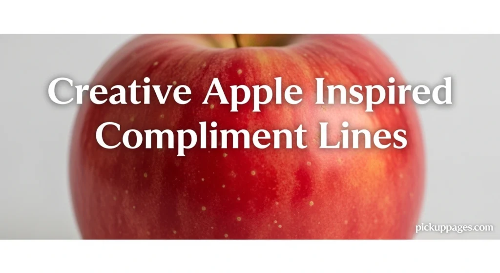 Creative Apple Inspired Compliment Lines