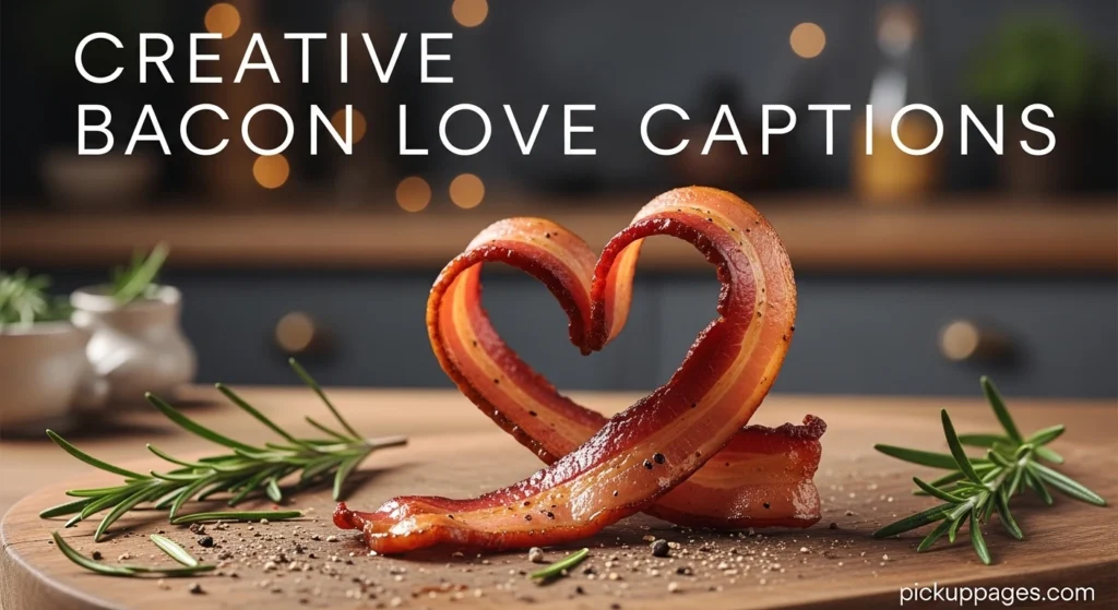 Creative Bacon Love Captions