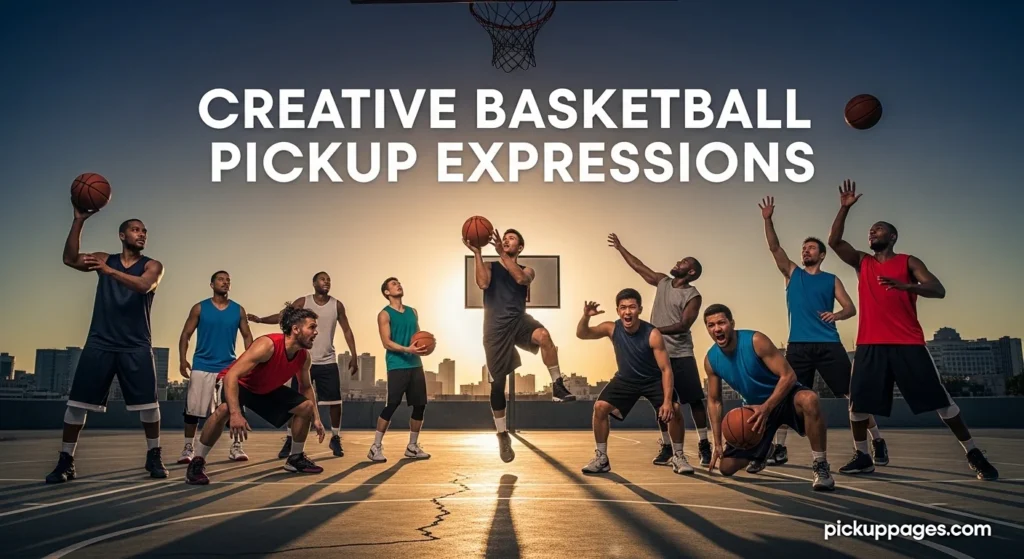 Creative Basketball Pickup Expressions