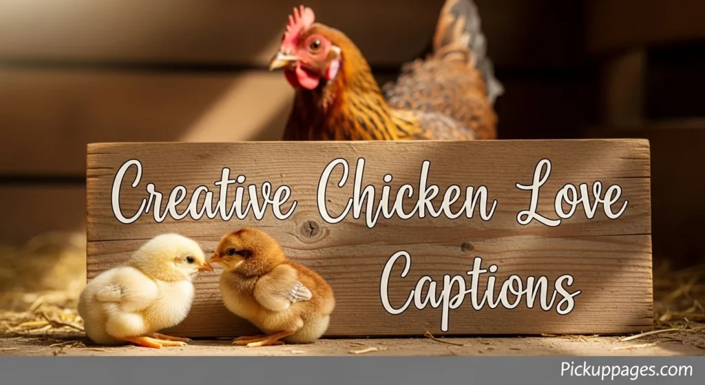 Creative Chicken Love Captions
