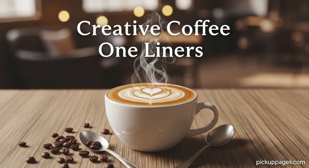 Creative Coffee One Liners