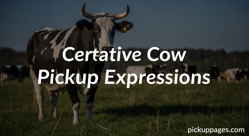 Creative Cow Pickup Expressions