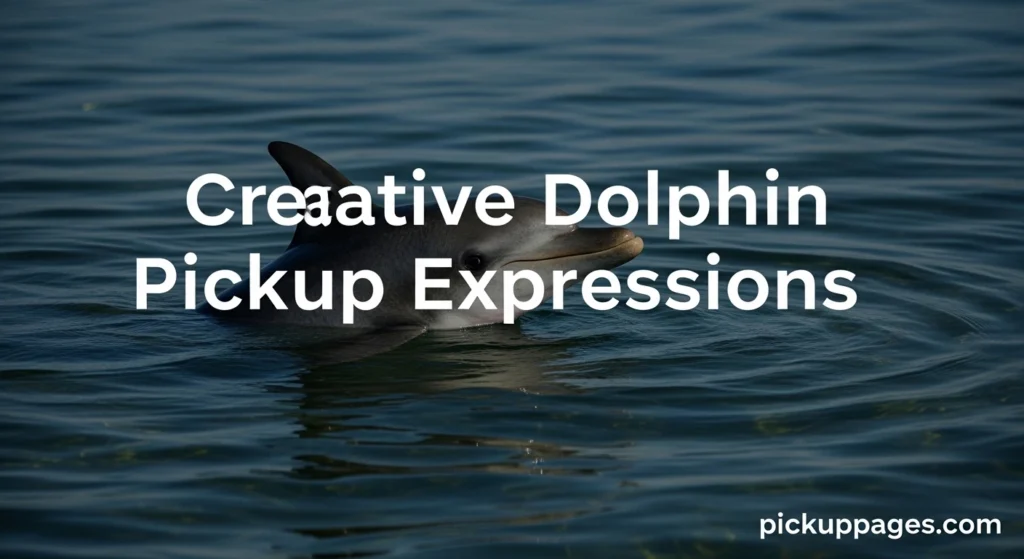 Creative Dolphin Pickup Expressions