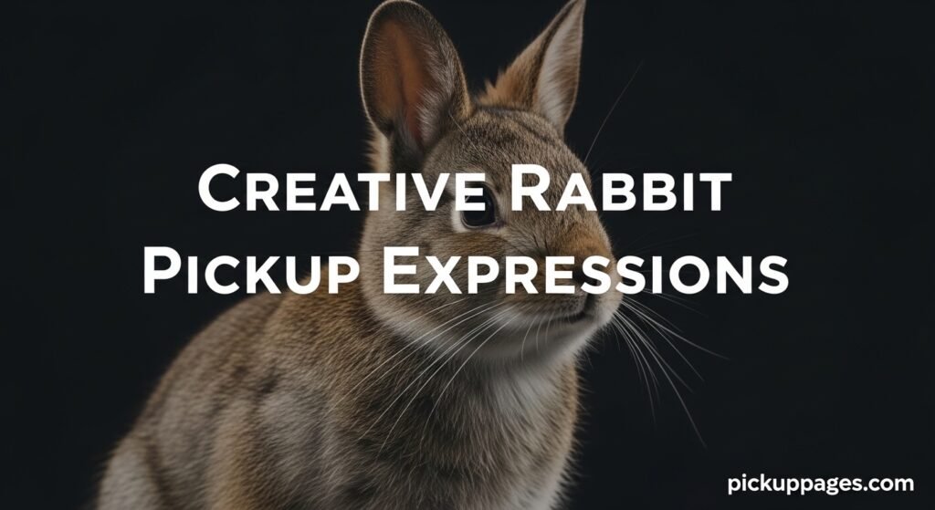 Creative Rabbit Pickup Expressions