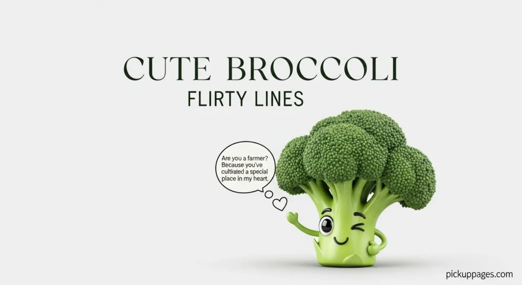 Cute Broccoli Flirty Lines