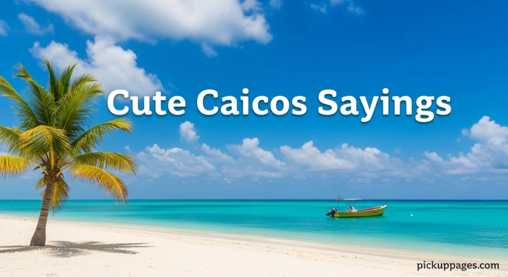 Cute Caicos Sayings