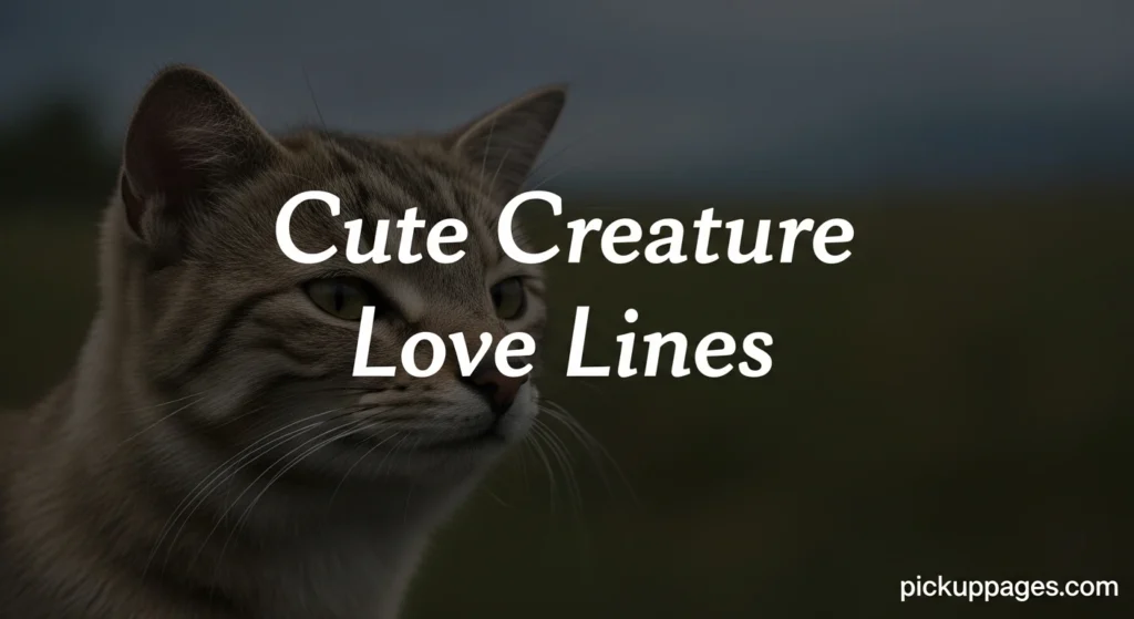 Cute Creature Love Lines