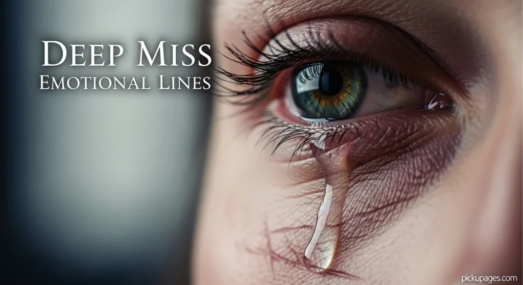 Deep Miss Emotional Lines