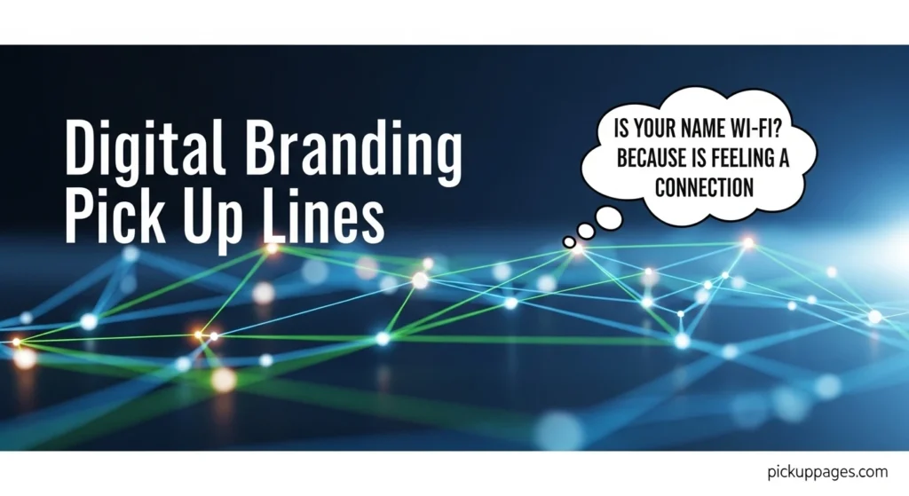 Digital Branding Pick Up Lines