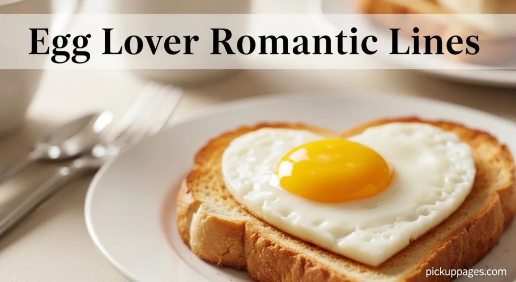 Egg Lover Romantic Lines