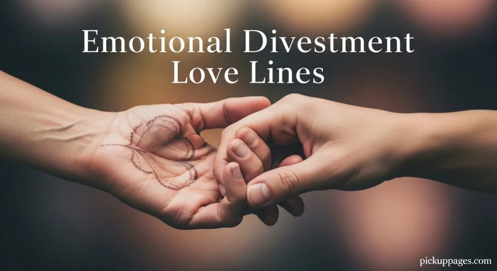 Emotional Divestment Love Lines