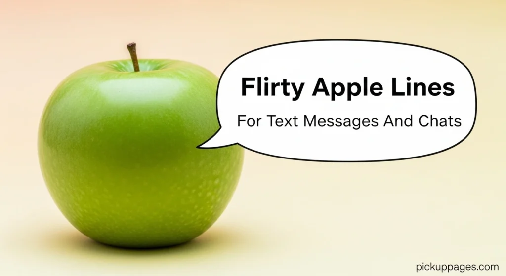 Flirty Apple Lines For Text Messages And Chats