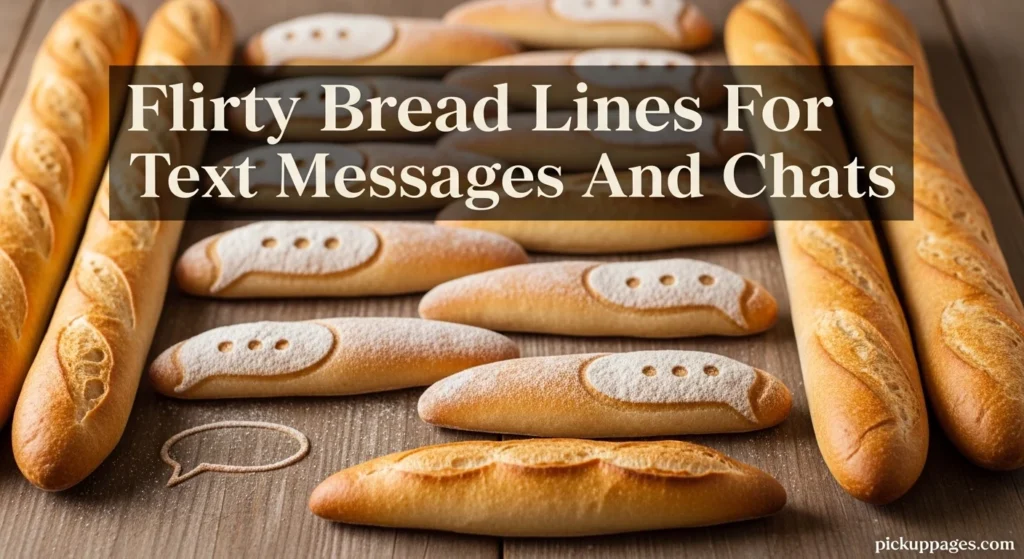 Flirty Bread Lines For Text Messages And Chats