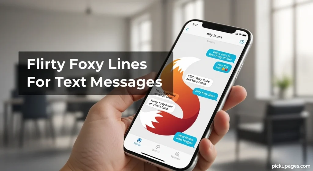 Flirty Foxy Lines For Text Messages