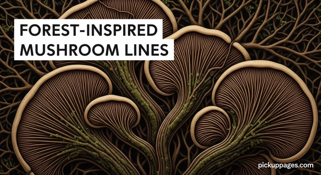 Forest-Inspired Mushroom Lines