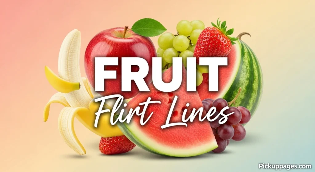 Fruit Flirt Lines