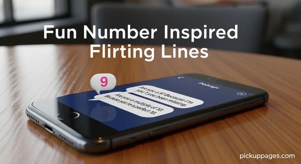 Fun Number Inspired Flirting Lines
