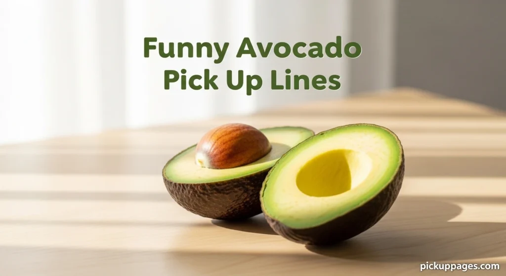 Funny Avocado Pick Up Lines