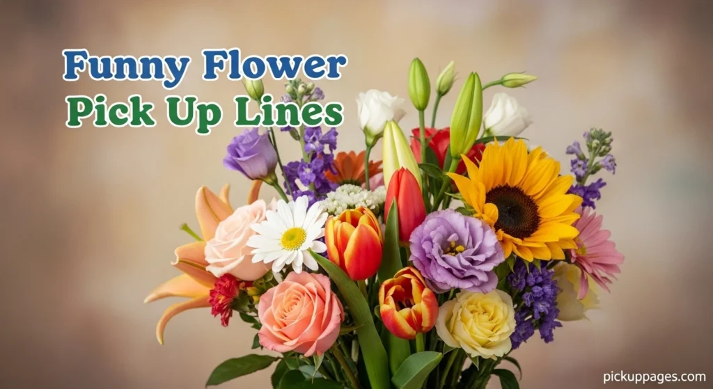 Funny Flower Pick Up Lines