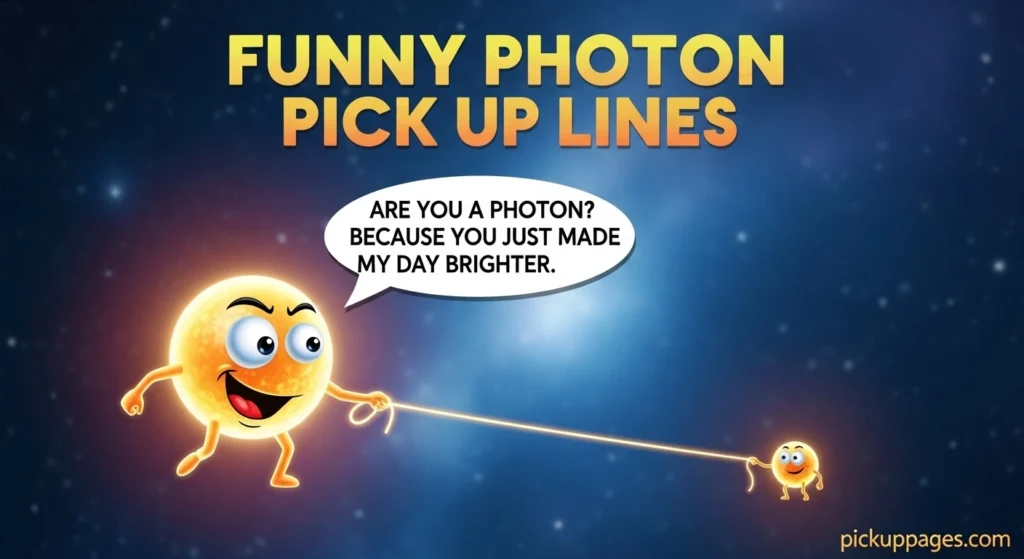 Funny Photon Pick Up Lines