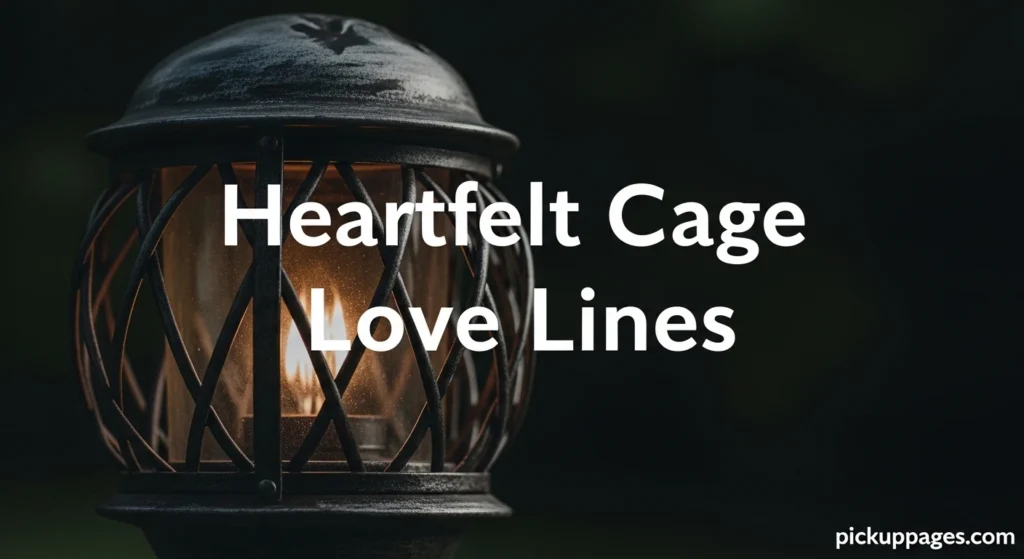 Heartfelt Cage Love Lines
