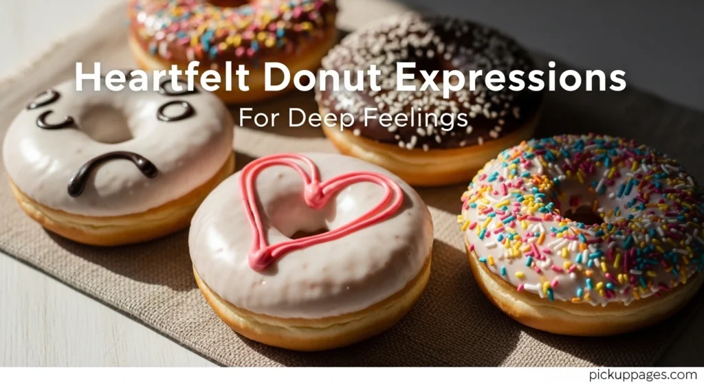Heartfelt Donut Expressions For Deep Feelings